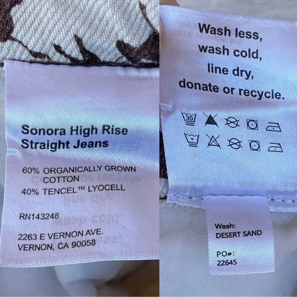 Reformation Sonora high-waisted straight jeans size 23 - Picture 14 of 14